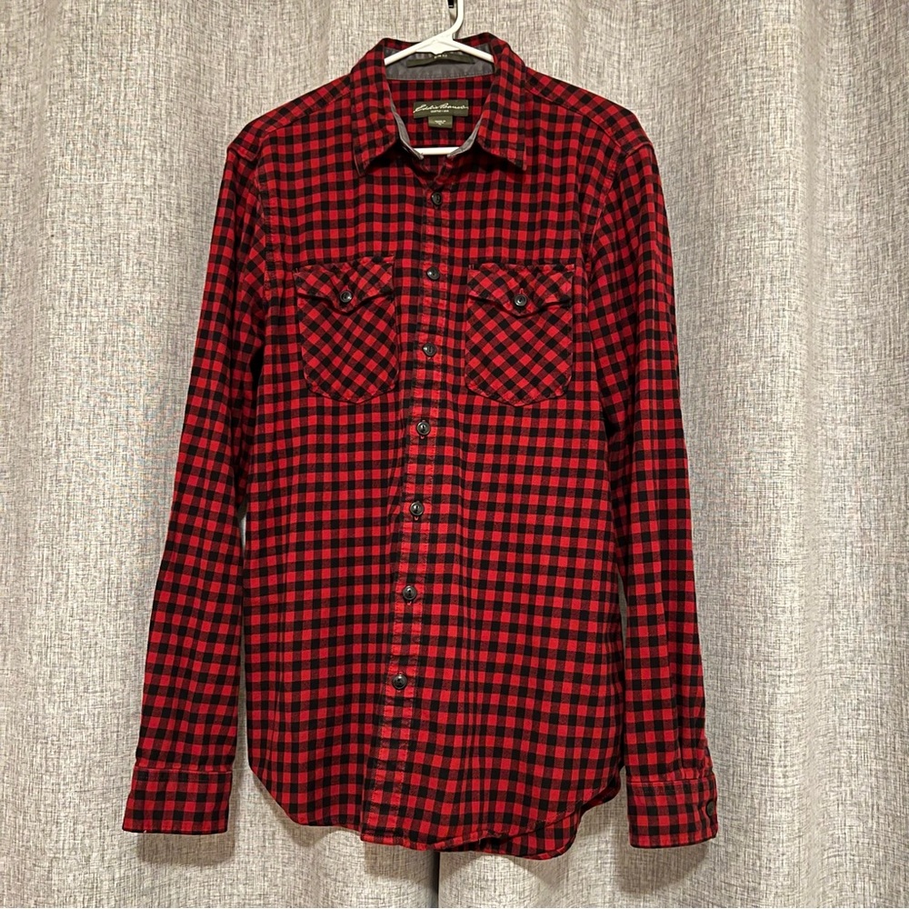 Eddie Bauer men’s flannel shirt - size LT (slim XL)